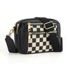 Premium Texture Large Capacity Multi Clip Women's Medium Crossbody Handbag with Adjustable Guitar Strap