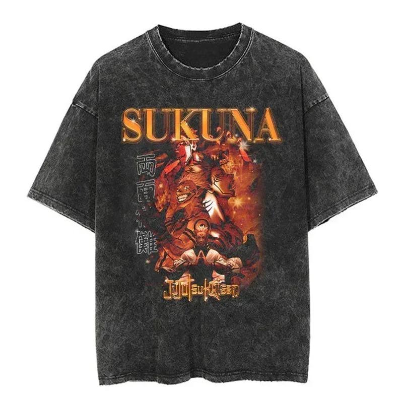 Anime Demon Slayer Kamado Nezuko Print Tee Men Women Manga T-shirts Casual Loose T-shirt Harajuku Unisex Cotton T Shirt