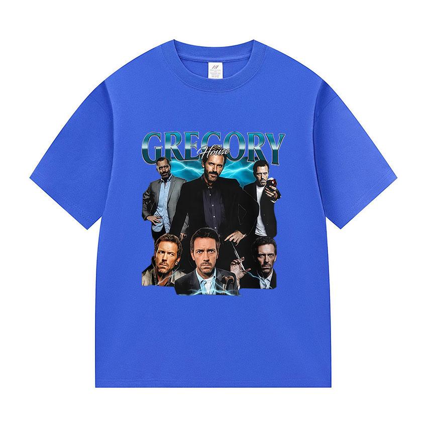Dr Gregory House MD Funny Meme T Shirt Unisexs Gothic Fashion Short Sleeve Tshirts Vintage High Quality Cotton Tshirt Streetwear