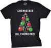 Mens Chemistree T Shirt Funny Chemistry Science Christmas Nerdy Graphic Cool Tee