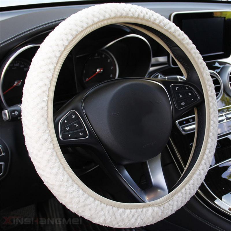 Coprivolante Caldo Invernale Morbido Peluche Coprivolante Flessibile Antiscivolo Avvolgente Completamente Protezione Volante Per 37-38cm