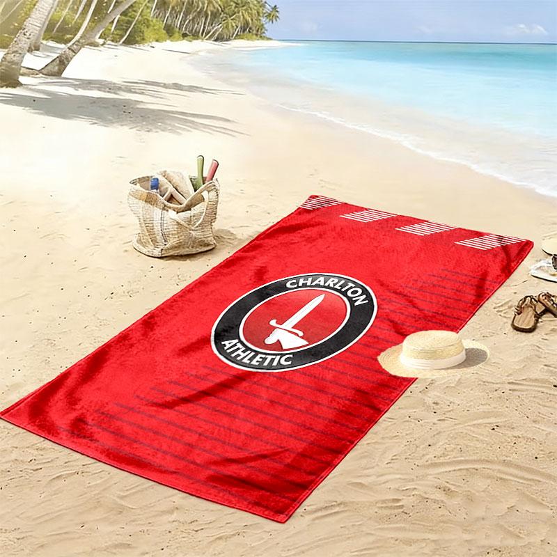 CAFC poster Beach Towel, Large Soft Quick Dry Towel for Beach Camping Swimming