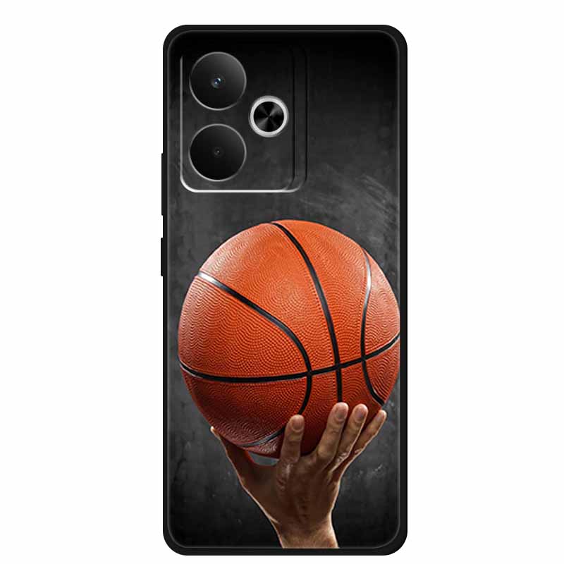 For Realme GT 7 T 7T Phone Case Fashion Photos Black Silicone Soft Back Cover Case For Realme GT 7T GT7 7 T Case GT7T Coque Capa