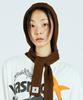 VASROCK Churros Knit Scarf Balaclava Brown