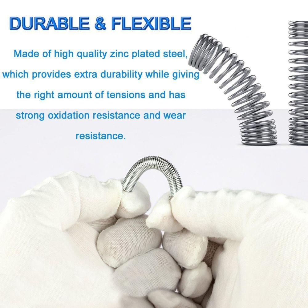 200 Pcs Stainless Steel Compression Springs Spring Coil Tension Spring Furniture Assembly