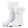 Weiße Regenschuhe für Herren, hohe Stiefel, Winter, Wärme, rutschfeste Wasserstiefel, EVA-Arbeitsstiefel, Herrenschuhe, rutschfeste Schuhe für die Arbeit in der Küche