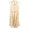 Made In Italy Linen Blend No Sleeve One Piece 38 Beige Women Used