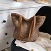 Handgeweven dames schoudertas Bohemian zomermode stro strandtas reistas geweven boodschappentassen