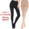 1 Pair Compression Socks Pressure Level 2 Open Toe Pantyhose Unisex Stress Relief Compression Stockings