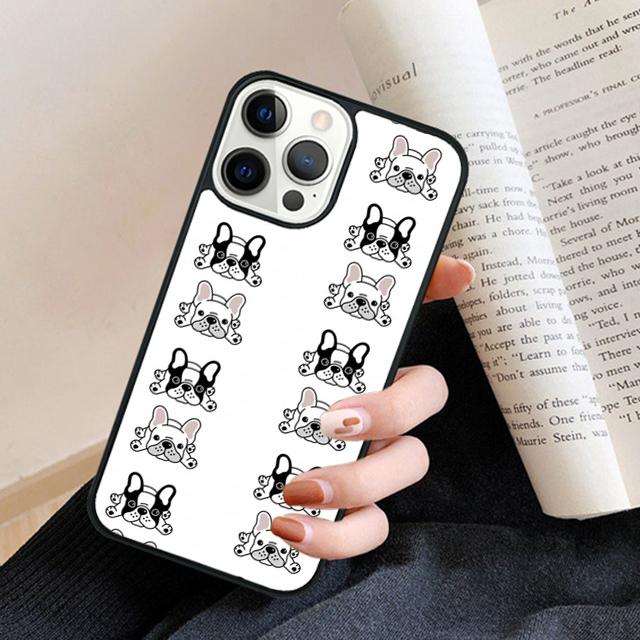 French Bulldog Phone Case Cover For iPhone 17 Air 16 15 14 Plus 11 12 13 Pro Max Coque Shell Fundas