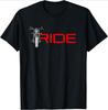 Motorcycle Pattern Design100 Cotton Summer Oneck Short Sleeve Casual Printed Mens Tshirt