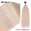 Noble Bundles Extensions 36 Inch Yaki Straight Hair Bundles Ombre Brown Synthetic Hair Long Extensions Hair Synthetic Wefts