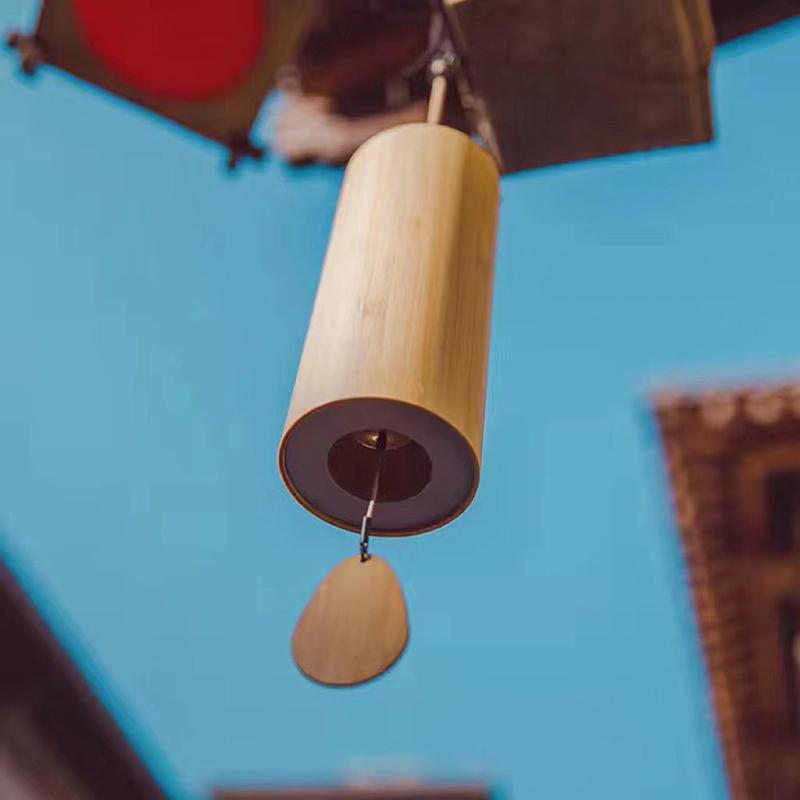 Bamboo Wind Chime Windbell Chimes Craft For Outdoor Garden Decoration