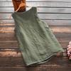 Twist Button Sleeveless Solid Color Vest