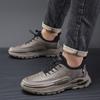 Casual Shoes Men's Leather Spring and Autumn Soft Soled Men's Sneakers Men's Shoes