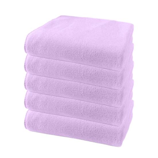 5Pcs Absorbent Microfiber Towel Quick Drying Washcloth 14" X 30" Skin-Friendly Towel for Bathroom Fitness Sports Yoga Beach