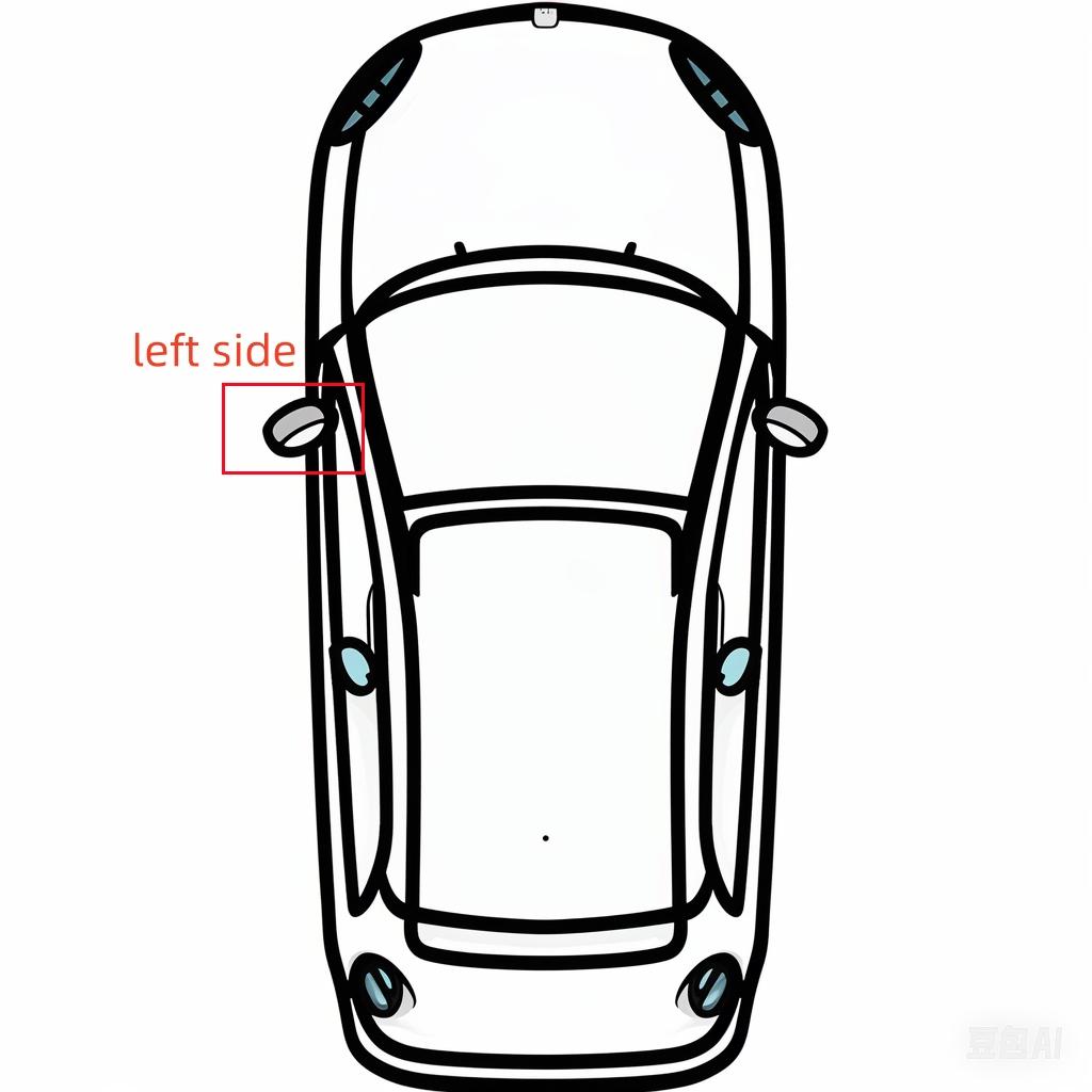 Paintable Reverse Mirror Housing Cap For BMW G20 G21 G28 Car Accessories 51168492897 51168492898