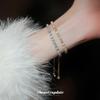 Korean Fashion Zircon Beaded Adjustable Bracelet – Elegant, Versatile Hand Jewelry
