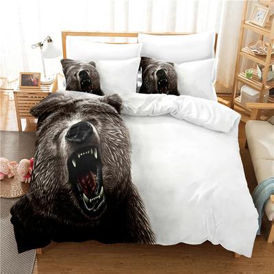 3D Polar Bear Bedding Set King Size Bedroom China Air Express Duvet Cover With Pillowcases Housse De Couette 240X260 Customized