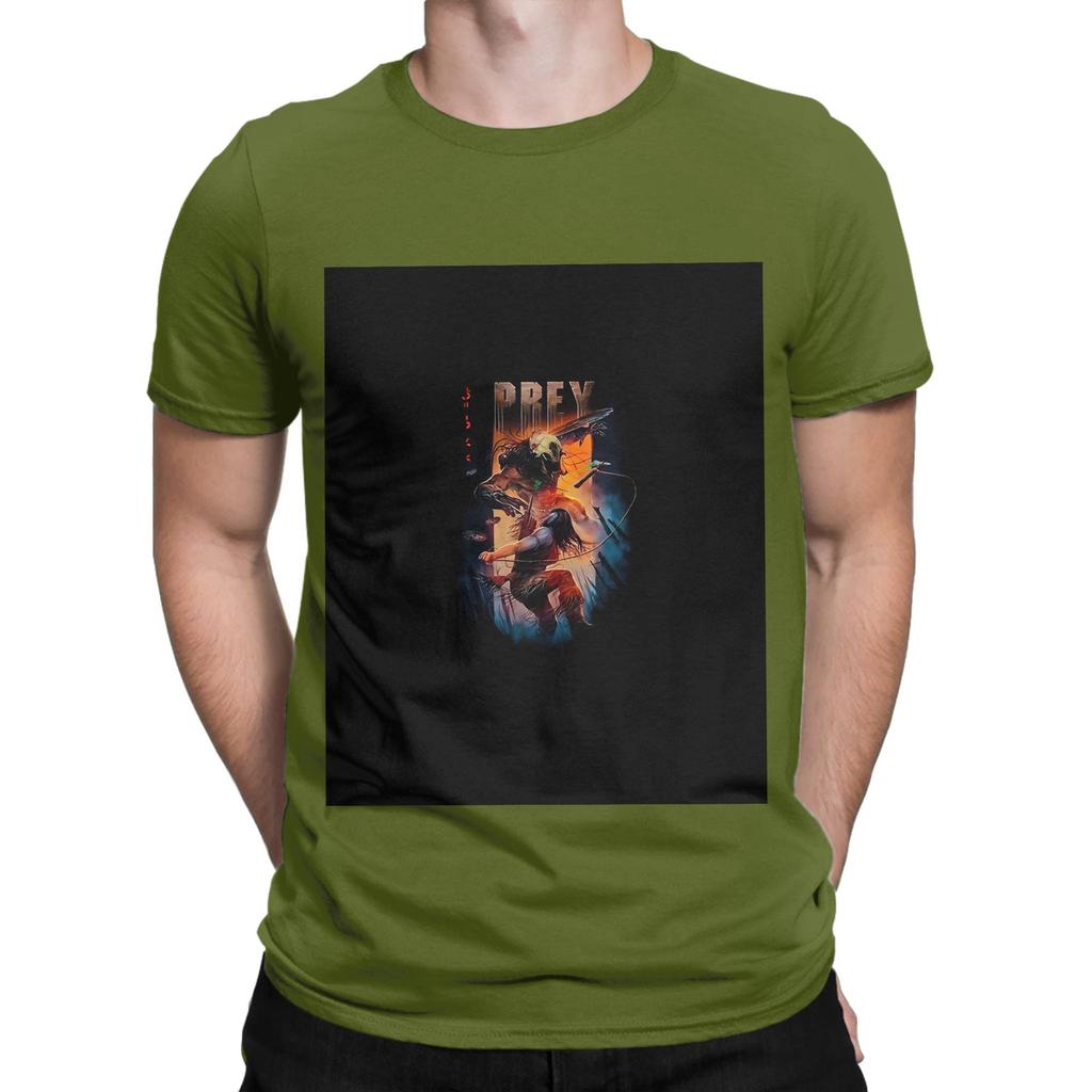 Prey Black Novelty 100 Cotton TShirt Prey Tees Tops For Unisex