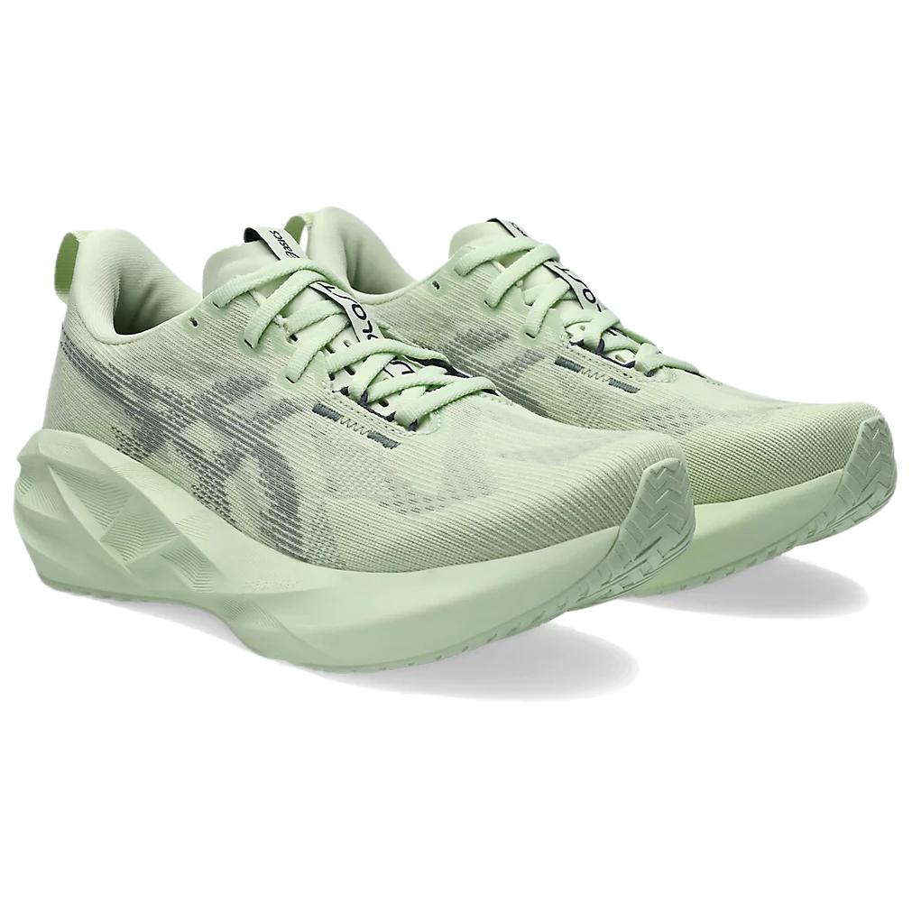 Asics Novablast 5 Všestranné Pohodlné Odolné Běžecké boty s nízkým svrškem Dámské tenisky Zelené 1012B765-301