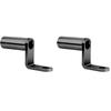 Clamp Bar Motorcycle Multi-Bar Holder Clamp Bar for Motorcycles Easy Installation Multi Holder Clamp Adapter Aluminum Set of 2 (Black)