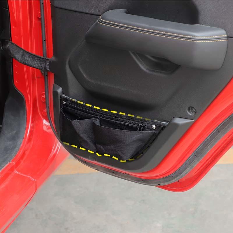 Torebka organizer na drzwi tylne do przechowywania, pojemnik do uporządkowania, akcesoria do przechowywania i porządkowania, do Jeep Wrangler JL, JT Gladiator 2018+
