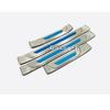 For Hyundai Sonata DN8 10Th     Car Stainless Steel Door Sill Scuff Plate Cover Trim Outside External Threshold