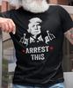 Trump 2024 Toetaja T-särk Arreteerige See Poliitiline Satüür Naljakad Trumpi Särgid