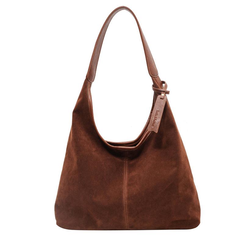 Fashion Versatile Underarm Large Capacity Bag Women's 2026 New Retro Casual Tote Bag Commuter Casual Shoulder Bag