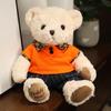 Peluche Orsacchiotto Morbido di Alta Qualità, Bambola Orso con Cravatta, Maglietta Paul Orsacchiotto, Cuscino Animale Carino, Regalo di Compleanno per Bambini