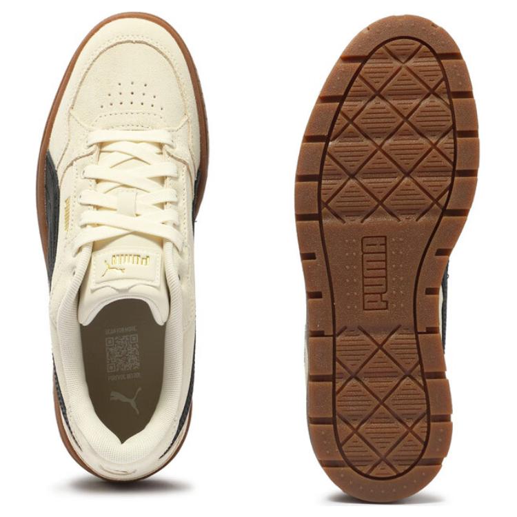 Puma Karmen II Adidași Confortabili, Ușori, cu Top Jos, Adidași Femei, Alb Murdar 402033-01