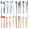 8 buc pensule de machiaj mini set blush fard de pleoape pensulă pudră vrac fundație aplicatoare cosmetice pensule instrumente de machiaj