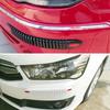 4PCS 41.5CM Car Protector Front Bumper Lip Splitter Silane Rear Bumper Protector Guard Scratch Sticker Rubber White
