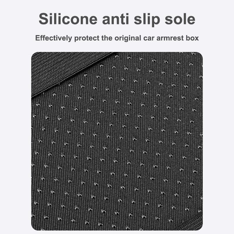 Cyfmlu1 Cydjfg1 1PC Leather Car Logo Armrest Box Pad Center Console Cushion Mat Accessories For Mitsubishi ASX Lancer Pajero Outlander L200 EVO