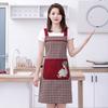 Household Women Kitchen Apron Wear Resistant Cartoon Girl Restaurant Uniform Antifouling Breathable Cloth Work Apron