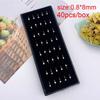 Stainless Steel Boxed Nose Studs and Rings: 60/40 Pieces, 1.5-3.0mm, Straight & L-Shaped Bar