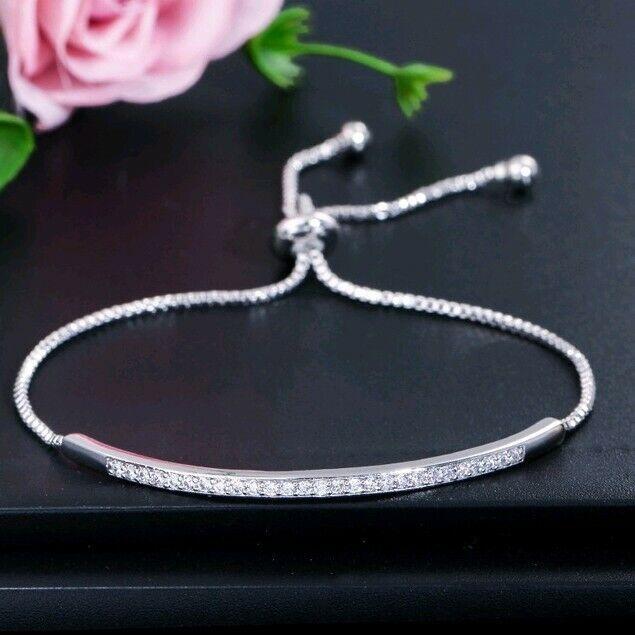 Diamante armband Bling Sparkly Diamond Crystal dames dames sieraden cadeau