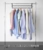 Yamazaki Clothes W60 W60 x D6 x Smart Closet 10008 (Yamazaki Industries) 2-Tier Hanger, Black, H14cm, Space-Saving Hanger,