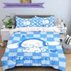 3pcs Sanrio Cinnamoroll1 Pattern Bedding Set Duvet Cover Set Includes Duvet Cover &pillowcases, Perfect All Season Bedroom Decoration & Gift