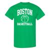 Boston Classic Basketball Arch Basic Cotton T-Shirt