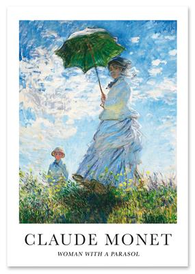Poster Claude Monet Umbrella