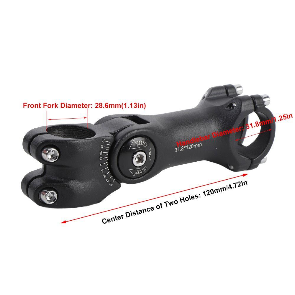 Aluminum Alloy Bike Stem 120 mm Length Bike Handlebar Stem Handlebar Stem  Cycling Accessory