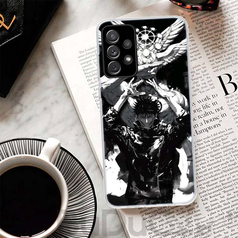 Kaisen J-Jujutsu Sukuna Mahoraga Telefoonhoesje Voor Samsung A17 A16 A26 A36 A56 A15 A14 A13 A55 A54 A53 A35 A34 A33 A25 A24 A23 A05S