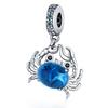 Popular Copper Dolphin Secure Good Chain and Seashell and Jellyfish Dangle Charm Fit Bracelet Fine Beach Party Gift