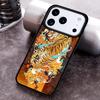 Japanese Tiger Phone Case for iPhone 17 16 15 Pro Max Air 14 13 12 11 Plus Shockproof Cover