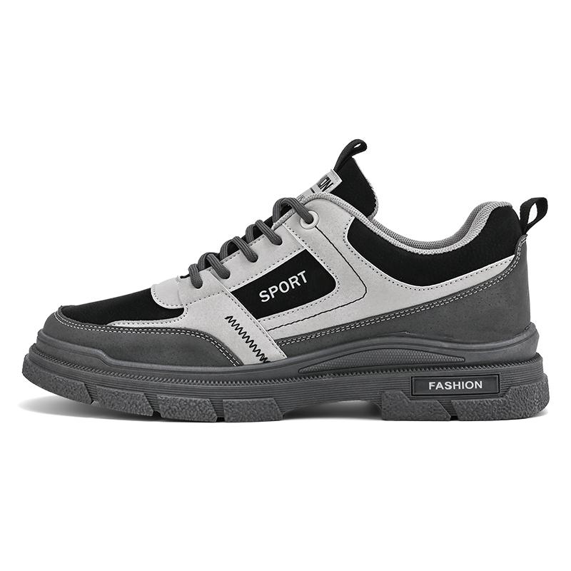 Autumn Men's New Breathable Work Safety Shoes Trendy Casual Sports Shoes Versatile Board Shoes Trendy Casual Shoes For Men