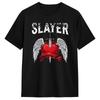Heavy Metal Slayer Band T Shirts Unisexs 100 Cotton Hipster TShirt Round Collar Tees Short Sleeve Clothing Printed Tops