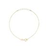 Bracciale - - 7 Perle Coltivate d'Acqua Dolce 3-4 mm - Oro Giallo 9 ct - Lunghezza 18 cm - Donna