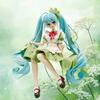 In Stock Anime Hatsune Miku Four Leaf Clover Sitting Posture PVC Action Figure Model Doll Decoration Valentine's Day Gift